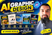 create ai graphic designs, posts and marketing visuals
