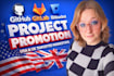 promote your github gitlab bitbucket project with targeted marketing
