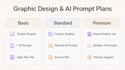 create graphic design and custom ai prompts