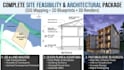 do gis flood risk assessment, 2d permit plans and 3d renders