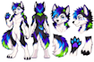 draw furry ref sheet fursona ref sheet anthro fursuit reference sheet furry pfp
