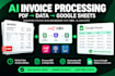 automate invoice processing with n8n, ai ocr and google sheets