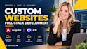 build your professional website, custom design