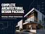 design your complete building drawings, 3d model and renders