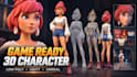create unity low poly game characters and unity game in unity