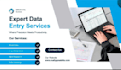 do professional data entry, copy paste, and web research work