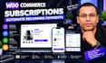 set up woocommerce subscription products and recurring payments