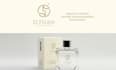 create luxury perfume label, logo, cosmetics with custom label
