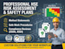 write hse risk assessment, method statement and safety plans