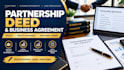 draft a professional partnership and partnership agreement