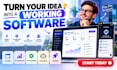 be your ai software developer build ai saas software custom CRM software