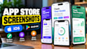 design app store screenshots for ios and google play