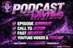 write your podcast content