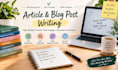 write and publishing  article and blogs on  educational topics