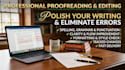 proofread and edit your novel, manuscript proofread, check spelling and grammar