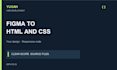 convert your figma design into responsive HTML CSS and js