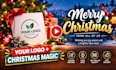 create a christmas greeting video with your logo