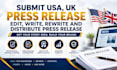 do USA UK press release distribution submit uk press release yahoo press release