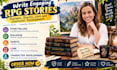 write engaging rpg stories dialogue quests lore and character development