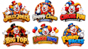 design a professional, circus, entertainment, mascot, comedy, or fun clown logo