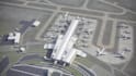 create modern 3d airport ,car park design with realistic architectural rendering