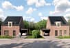 visualize3d single family residence,rooftop solar panel,brick cladding rendering