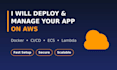 set up AWS cloud infrastructure and deployment for your app