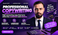 do professional copywriting for sales copy,landing page,and ad copy