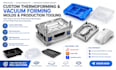 design custom thermoforming, vacuum forming molds and production tooling