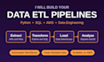build data engineering etl pipelines using python sql and AWS