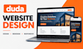 design, redesign and customize your duda website