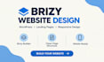 build brizy websites, landing pages and responsive wordpress sites