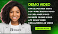 do saas product demo explainer video web app promo video software 2d animation