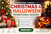 design halloween  christmas and holiday conversion