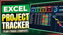 create an excel project management tracker