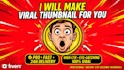 design 3 viral clickbait youtube thumbnails in 2 hours