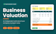 do a professional business valuation using dcf and comparables