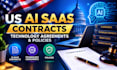 do US ai saas contracts technology agreements  policies