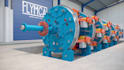create 3d industrial animation 3d wire stranding machine and cable manufacturing