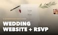 create a 3d wedding invitation website with rsvp