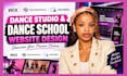 design wix squarespace uscreen dance studio and dance school website design