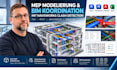 model mep systems in revit, coordinate bim and run navisworks clash detection