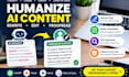 humanize ai content rewrite edit and proofread ai generated text