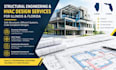 prepare structural engineering hvac design for illionis florida stamp and seal