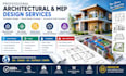 architecture, mep, hvac, plumbing, electrical permit drawings
