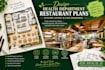 Concevoir les plans du restaurant du département de santé, disposition ...