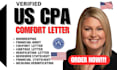 professionally format your accountant letter template without certification