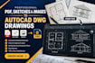 Convert pdf, hand sketches, and images to professional autocad dwg ...