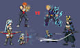 create pixel art characters, sprite sheets pixel art animation game art