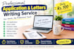 write professional applications and letters